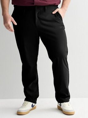 Men's Black Dress Pants - Classic Tailored Fit